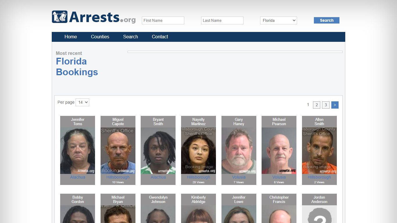 Florida Arrests and Inmate Search